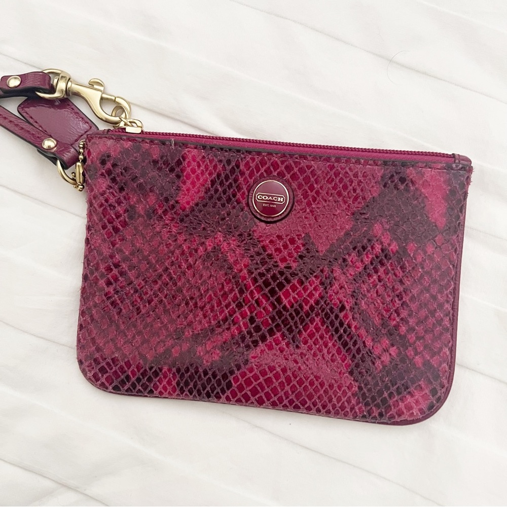 Python Coach Wristlet